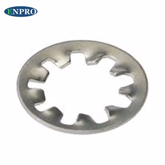 DIN6798 High Pressure Washer Stainless Steel Metal External Serrated Lock Washer