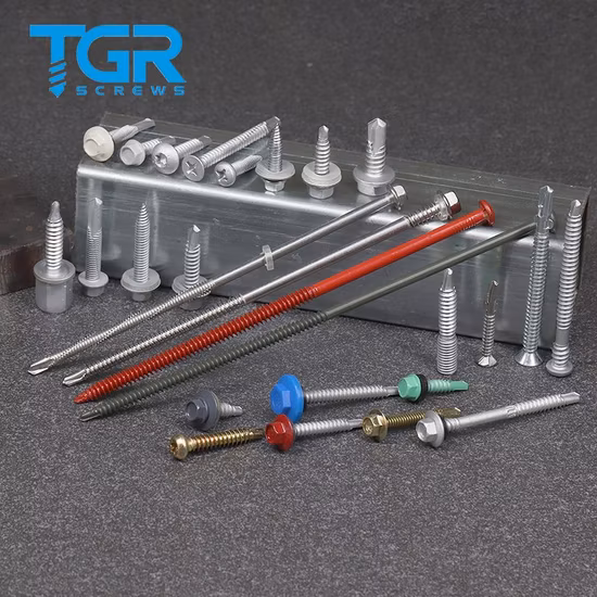 Vite autoperforante per fissaggi tetto, vite bimetallica